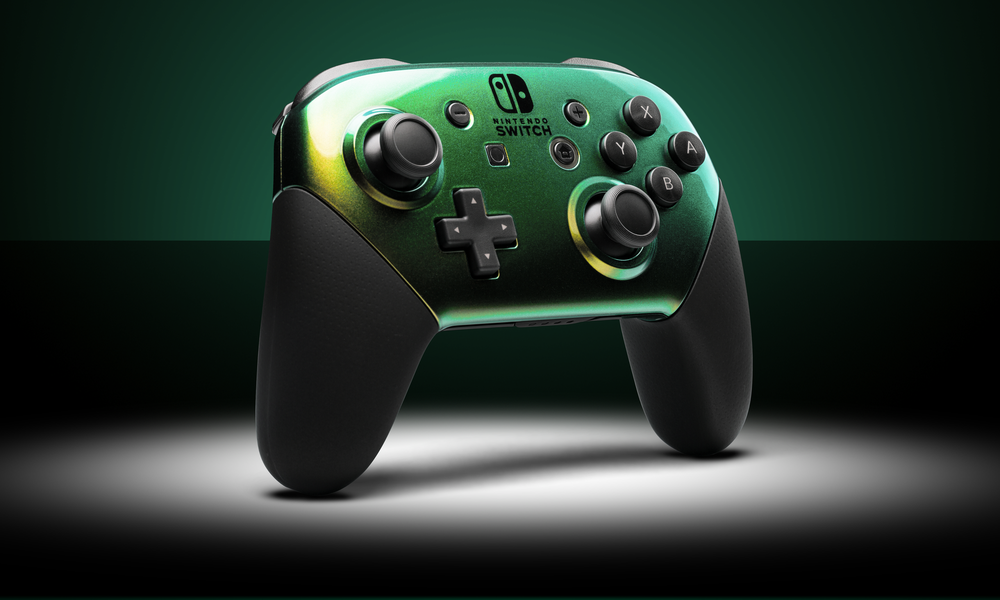 Nintendo Switch Pro Controller Illusion Aurora | Custom Pro Controller